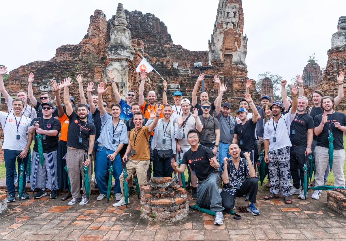 The Hornet team at their 2025 global meet-up in Thailand